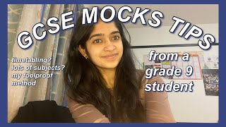 GCSE MOCKS TIPS 🦋 how to timetable advice from a grade 9 student [upl. by Durrett826]