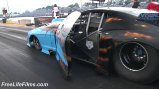 Fiscus vs Tutterow Outlaw ProMod Finals at 2014 US Street Nats [upl. by Eve]