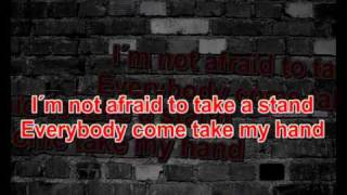 Eminem  Not Afraid  Lyrics on Screen HD [upl. by Ahsenak]