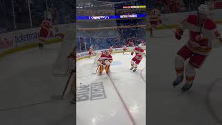 The Flames having some fun in warmies while hitting some Michigans hockey nhl calgaryflames [upl. by Groh452]