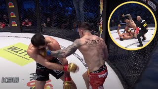 KNOCKOUT Roberto Soldic KOs Mamed Khalidov  KSW 65 [upl. by Ydnec122]