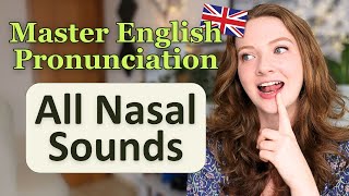 How to Pronounce Nasal Sounds in English  m n ŋ [upl. by Dermott]