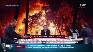 Anglet 100 hectares de pinède détruit dans un incendie [upl. by Kosiur564]