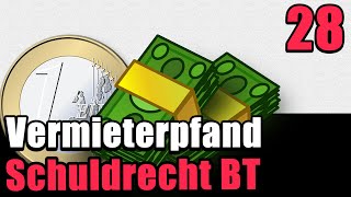 Das Vermieterpfandrecht §§ 562 ff BGB  Mietvertrag  Schuldrecht BT 28 [upl. by Myrtia]