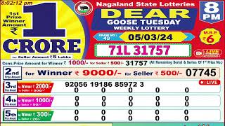 Dear Goose Tuesday Weekly Lottery 8PM 05032024 [upl. by Anifares]