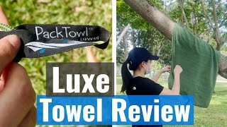 PackTowl Luxe Towel Review Includes Unboxing [upl. by Gottuard]