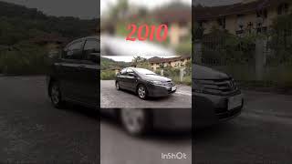 😈 evolution of Honda City 19702024 ytshorts trending views subscribe viral cars [upl. by Marbut]