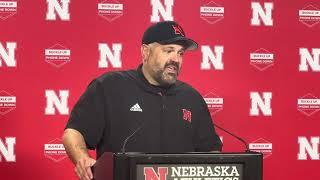 Nebraska Football Coach Matt Rhule  Post UCLA 2024 [upl. by Anaejer]