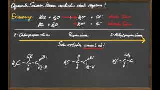 10 Unterschiedliche Stärke der Carbonsäuren  IEffekt [upl. by Nahgam]