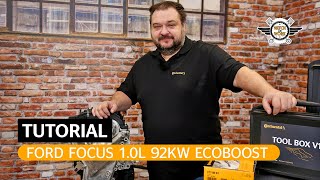 DE Anleitung Zahnriemenwechsel beim Ford 10l EcoBoost Motor  Watch and Work Tutorial [upl. by Voltmer]