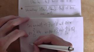 Mathematik  Dimensionssatz  Beweis  Teil 2 [upl. by Nuajed690]