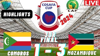 Comoros vs Mozambique Penalties Highlights amp Goals COSAFA Cup 2024 3RD FINAL [upl. by Irodim]