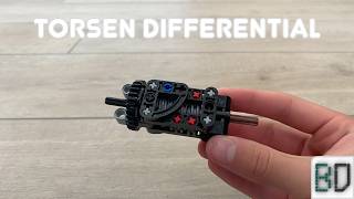 Torsen Limited Slip Differential  Lego Technic [upl. by Llaccm]