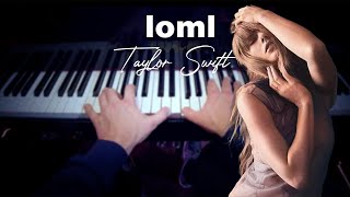 loml  Taylor Swift VLADsPiano piano cover sheet music [upl. by Kerek]