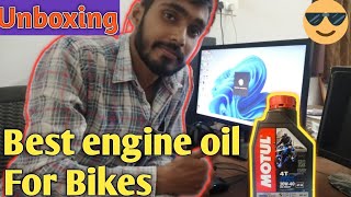 Motul Engine Oil Unboxing 2024 heromotocorp honda ktm apache pulsar motul herobikes bike [upl. by Rep]