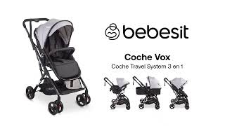 Bebesit  Carriola Travel System VOX [upl. by Yesdnil]