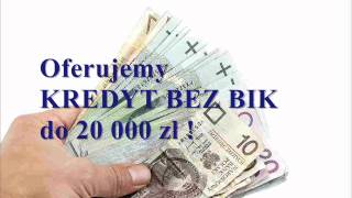 Kredyty bez BIK  Wysokie kwoty [upl. by Aleyam]