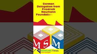 German Delegation from Friedrich Naumann Foundation Visits Delhi MSME indiadelhi pmmodi germany [upl. by Nahtaneoj601]