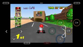 Provenance Emulator iOS 12 Mario Kart 64 N64 [upl. by Warfield]