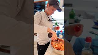 Day in the Life Yacht Chef belowdeck yacht chef crew yachtie food cooking [upl. by French]