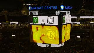 Brooklyn Nets 20232024 Intro vs Milwaukee Bucks [upl. by Enelear]