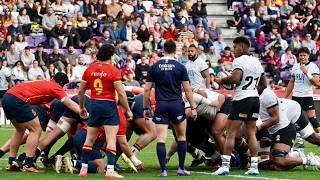 Spain vs Fiji HIGHLIGHTS  Test Match Rugby 2024 [upl. by Ryon498]