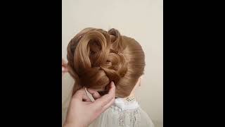 Elegant hairstyle for modern brides [upl. by Alaik]