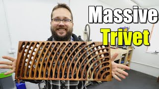 DIY Massive Trivet  Woodworking [upl. by Atthia]