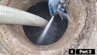 Drain Complaint 303  Cleaning of mudfilled manhole  Part 3 [upl. by Annaid935]