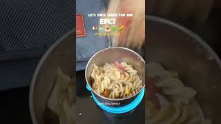 Lunch Series Epi7 White Sauce Pasta forhim lunchbox shorts music ytshort arunthara [upl. by Atteuqnas661]