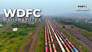 Western Dedicated Freight Corridor Maharashtra Update  JNPT Panvel  Part1 [upl. by Nauqet206]