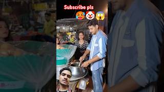 Pani🤡 puri khate 😂huye ladhki nefunny 🥵comedy 🖕trending shortvideos ll CRAZYAABID07ll [upl. by Leyameg]