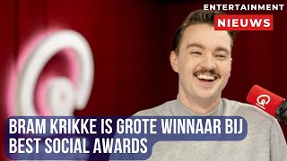 Bram Krikke en Pieter Valley schitteren op The Best Social Awards [upl. by Alian]