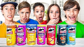 We Tried EVERY PRINGLES Chip Flavor 🌶️ EXTREME HEAT [upl. by Baldwin]