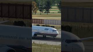 X plane 12 Zibo Boeing 737800 Zakynthos Landing  LGZA Tower view [upl. by Bat]