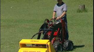 Dingo Australia Mini Loader Rotary Hoe Attachment [upl. by Ennayoj]