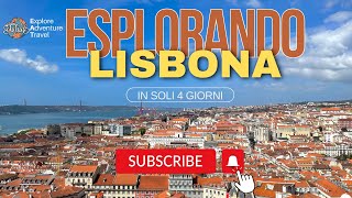 Lisbona in 4 Giorni Itinerario Completo e Cosa Vedere  Ep1 4K [upl. by Hayifas]