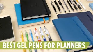 Best Gel Pens For Planners [upl. by Ahseneuq]