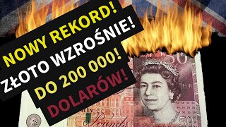 Rekord Ceny Złota XAU Wzrośnie do 200000 USD Czy Sprzedać Dolary Czy Kupić Euro Prognozy [upl. by Royo]