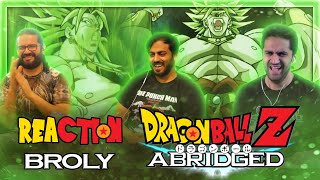 Dragon Ball Z Abridged  Broly Movie  Reaction [upl. by Wolgast]