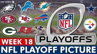 NFL Playoff Picture NFC amp AFC Clinching Scenarios NFL Week 18 Schedule Wild Card Race amp Standings [upl. by Atiuqiram851]