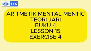 TEORI JARI  BUKU 4  LESSON 15  EXERCISE 4 [upl. by Carlstrom350]