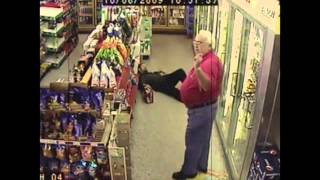 Drunk Guy Tries to Buy Beer Benny Hill style [upl. by Howarth695]