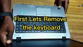 HP elite book 840 keyboard Replacement [upl. by Atiuqet]