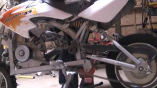 Baja Dirt Runner 49cc to 196cc Engine Swap  Assembly Montage and First Start 1080P [upl. by Pall]