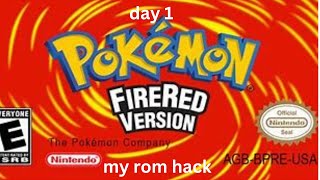 day 1 of making my Pokémon rom hack [upl. by Garretson]