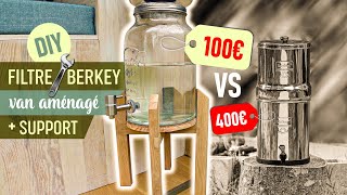 38 Filtre à eau Berkey DIY pour van aménagé  support [upl. by Munro]