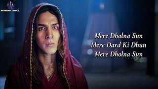 Mere Dholna 30 Lyrics  Sonu Nigam  Bhool Bhulaiyaa 3 [upl. by Bea991]