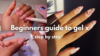 How to do GEL X NAILS like a PRO at home [upl. by Koenraad545]