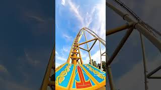 Pantheon at Busch Gardens Williamsburg rollercoaster viralvideo shorts [upl. by Nance818]